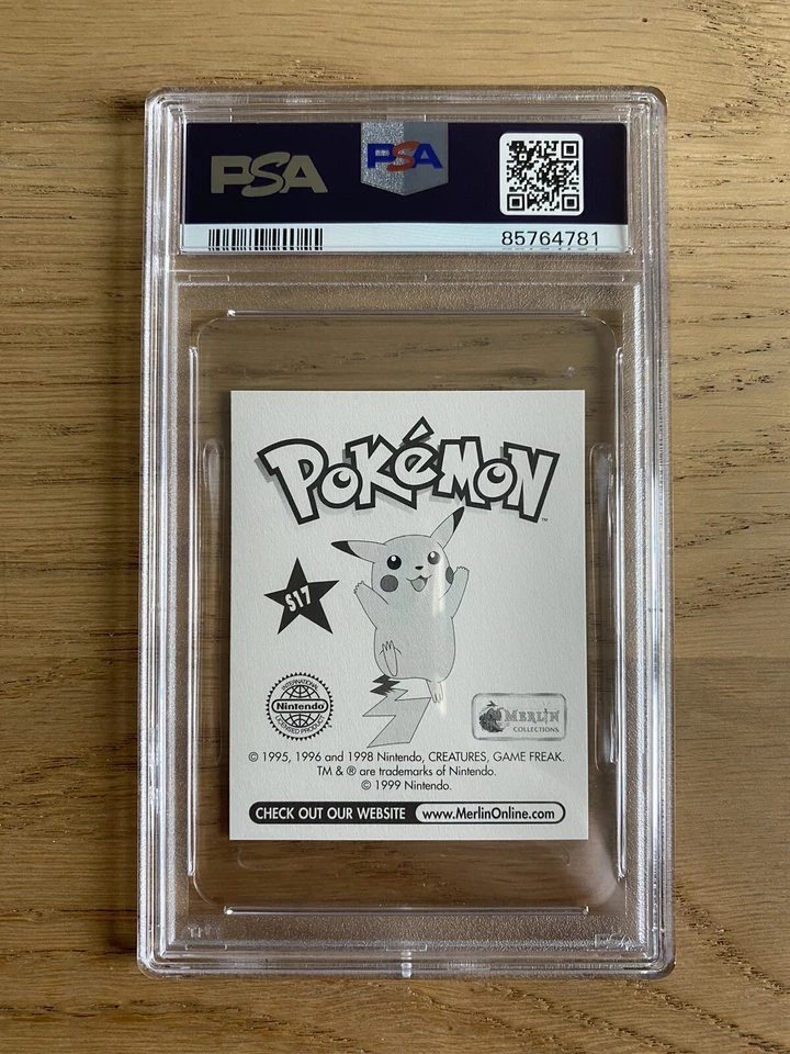 Carte Pokémon Merlin Stickers Nintendo Topps Smogogo Weezing S17 Prism PSA 7 PCA - Photo 2/2