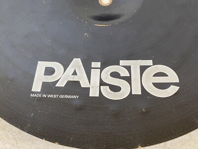 Paiste 400 Color Sound Power Crash 16” Black Cymbal 46S6 | eBay