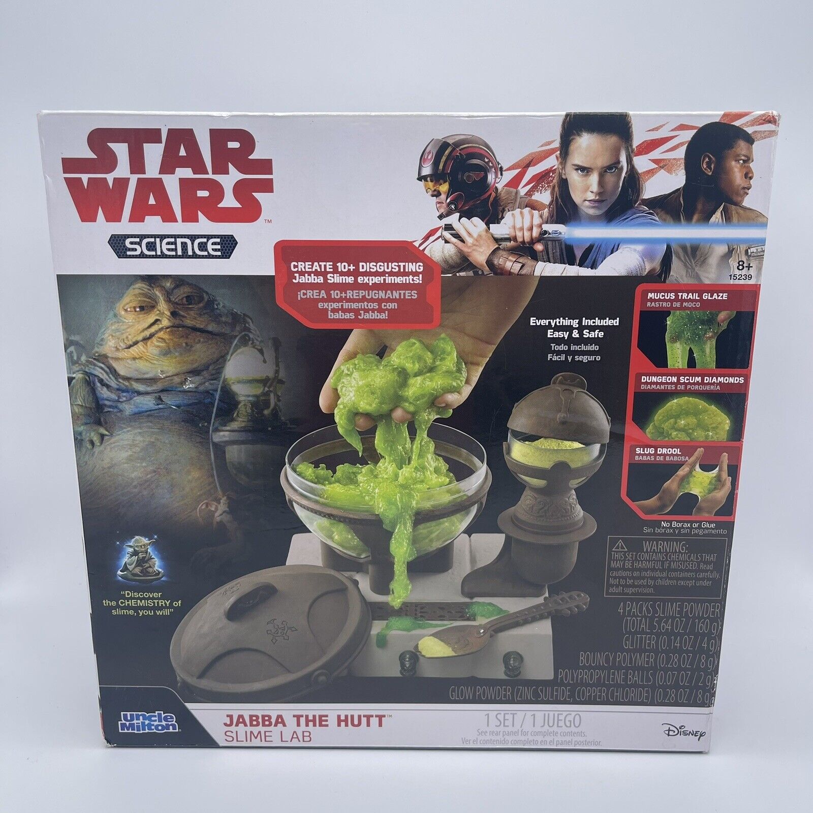Star Wars Science Jabba The Hut Slime Lab By Uncle Milton & Disney 