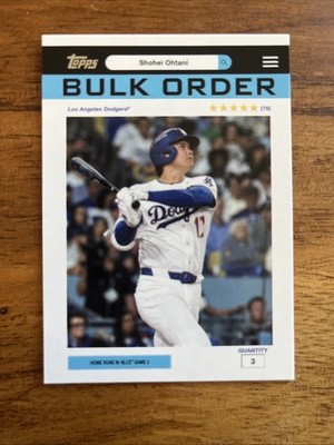 Shohei Ohtani - 2026 Topps Bulk Order Insert Dodgers NLCS #BO-7