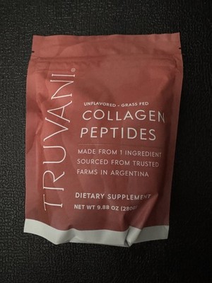 Truvani Collagen Peptides 14 Servings Unflavored Exp 03/27