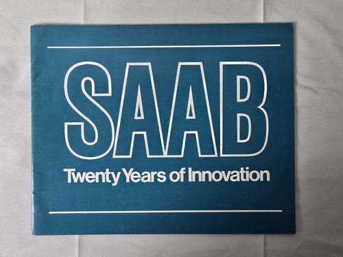 1975 Saab Quarterly Publication Brochure Advert