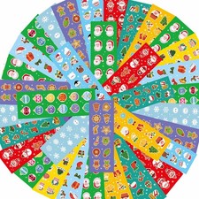 Christmas Stickers for Crafts, 1200 PCS Holiday Stickers for Christmas Decora...