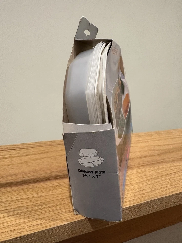 Vintage Anchor Ovenware Microwave 2 Long Life Divided Plates & Lids PH500/316 - Image 4 of 4