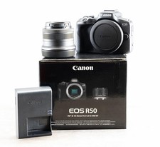 Canon EOS R50 Mirrorless Digital Camera with RF-S 18-45mm IS STM Lens