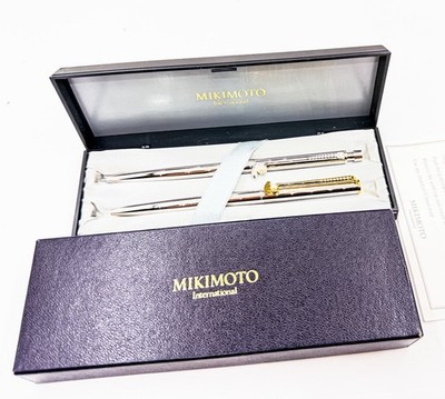 NOS Mikimoto Pearl Golf Kugelschreiber Druckbleistift 0,5 Japanisch Luxus