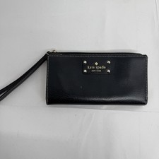 Kate Spade Black Wristlet Zip Wallet Layton