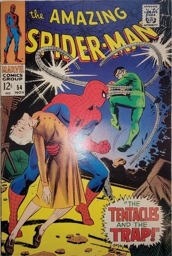 Amazing Spider-Man Silver Age #54 FN+ Doc Ock - Aunt May Cover 1967 Mid Grade