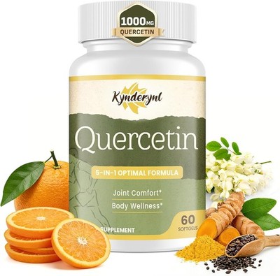 Quercetin Supplement 1000mg Softgels   Joint Health Supplement for Mobility