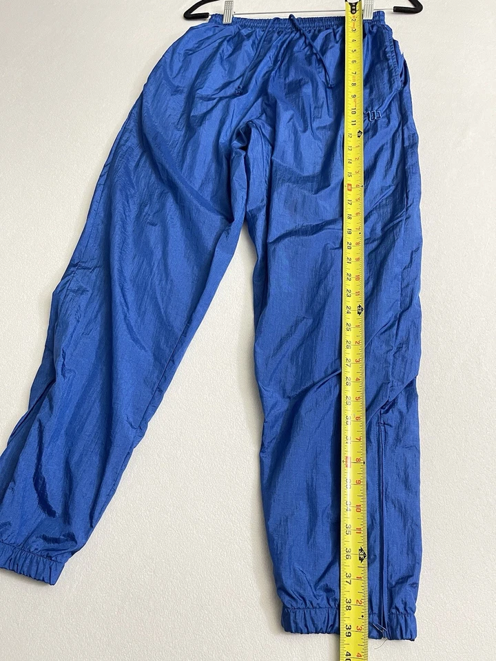 Conjunto de cortavientos y pantalones vintage Wilson a juego azul brillante para hombre mediano Foto 4 de 4