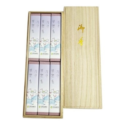 Awaji Baikundo Buddhist Incense Gift Set 6 Boxes Seijo Amacha Scented in Paulow