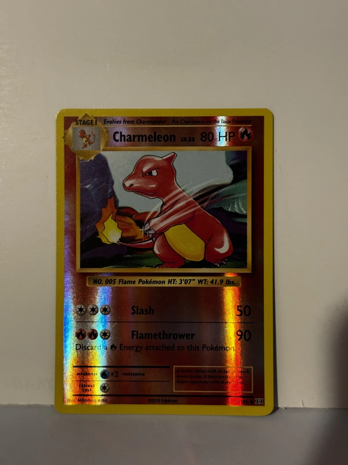 Charmeleon Reverse Holo XY - Evolutions 10/108 NM Pokemon Fast Ship