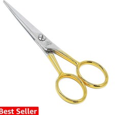 Hair Scissors Professional 4.5" Very Sharp Grooming Scissors. Razor Edge Barb...