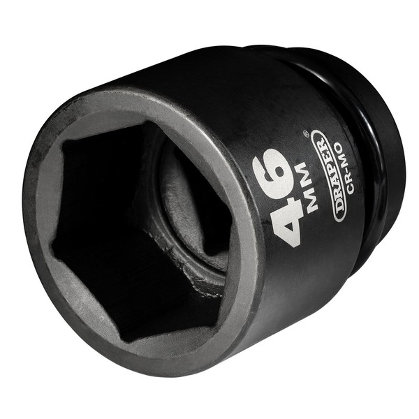 Draper 05124 Impact Stecknuss 46Mm 1In Vierkant 6-Punkt Chrom-Moly Stahl-image