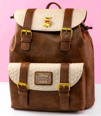 Loungefly Winnie the Pooh Waben lässiger Rucksack brandneu mit Etikett