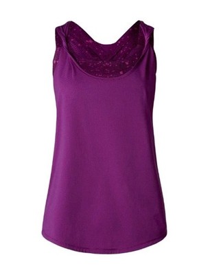Lululemon 8 Ready & Go Tank Bra Duo Regal Plum Paradise Geo Multi Mesh Support