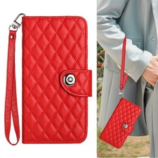 For Various Phone Leather 7 Card Slots Wallet Case Flip Stand Cover Fashion Girl