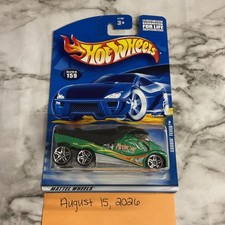 2001 Hot Wheels Mainline/Collector #159 CABBIN' FEVER Green-Black w/Chrome Pr5Sp