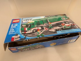 LEGO 60025 City Grand Prix Truck - Both Vehicles 100% Complete - Retired Set