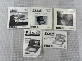 Sega Pico Edutainment System Video Game Console With Games Tested