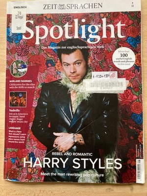 Zeitschrift SPOTLIGHT 8/2023 +CD: HARRY STYLES NORDIRELAND CHILDCARERS NASHVILLE