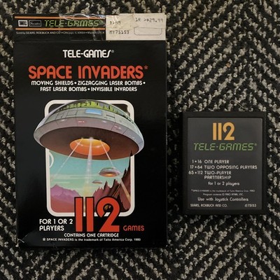Atari 2600 Space Invaders In Box Game & tested