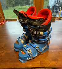 Lange RS 120 Flex Alpine Ski Boots Flex 23.5 Blue/Orange