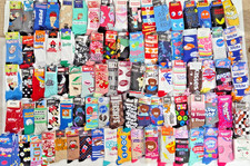 TV Movie Sox Crazy Socks Mens Size 6-12 Crew Socks Novelty Gift Gag Funny