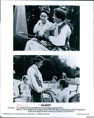Valmont The Madame De Tourvel Meg Tilly Colin Firthvalmont Photo 8X10