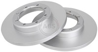 2X Bremsscheibe Beschichtet A.B.S. 18184 FüR Master Movano Opel Nissan X62 Cdti