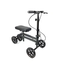 KneeRover Premium Knee Scooter Steerable Knee Walker ALL Terrain (Black)