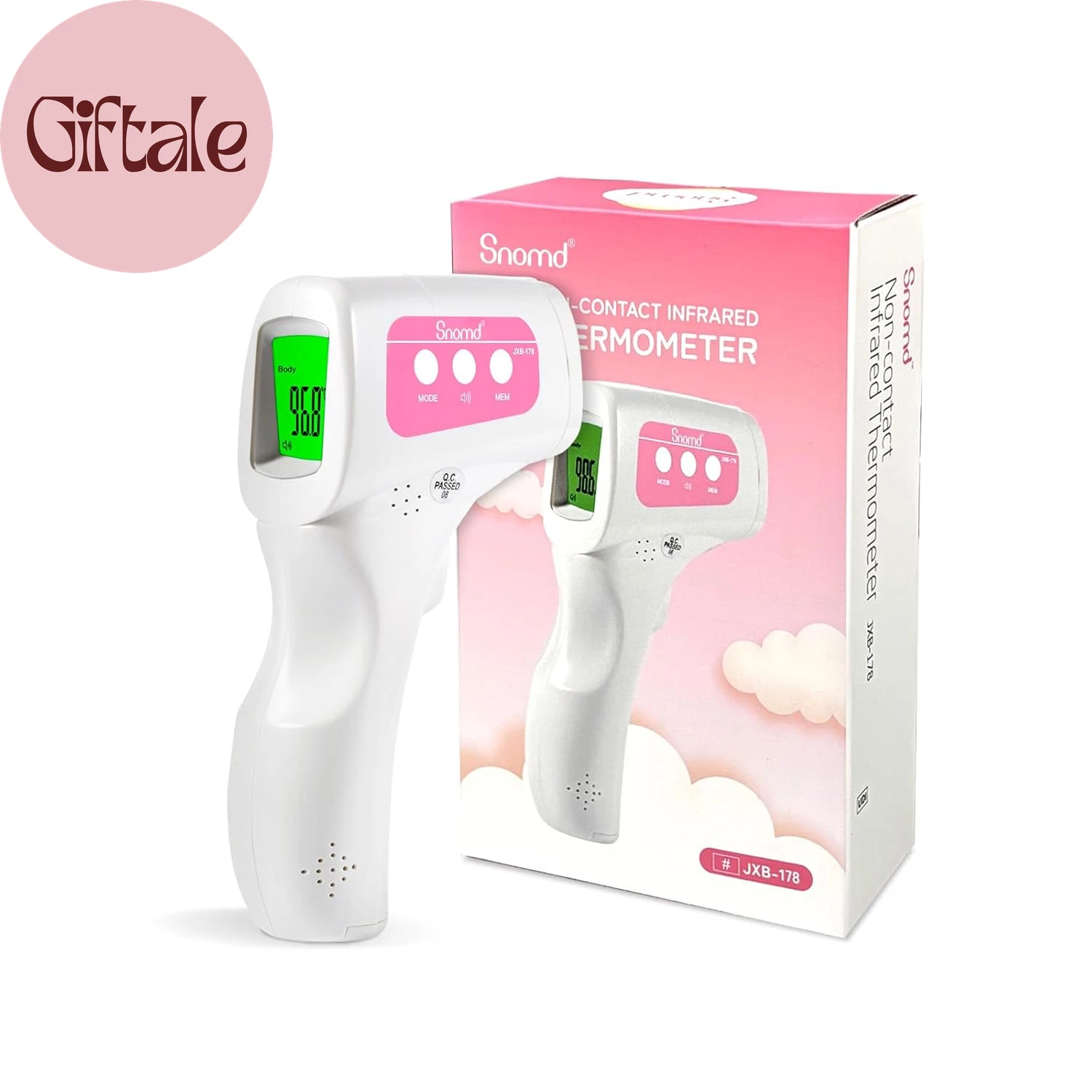 Snomd Non-Contact Infrared Forehead Thermometer for Adults, Kids & Baby, 3-In-1
Opens in a new windo