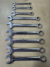 SNAP-ON Short Combination OEX Metric Wrenches 6-18mm USA Vintage PARTIAL SET