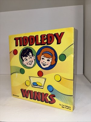 Vintage Tiddledy Winks Game Vintage 2003 Made By Pressman NEW