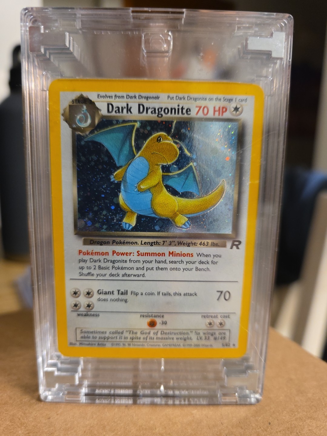 Dark Dragonite 5/82 - Team Rocket - Holo Pokemon TCG Card 
