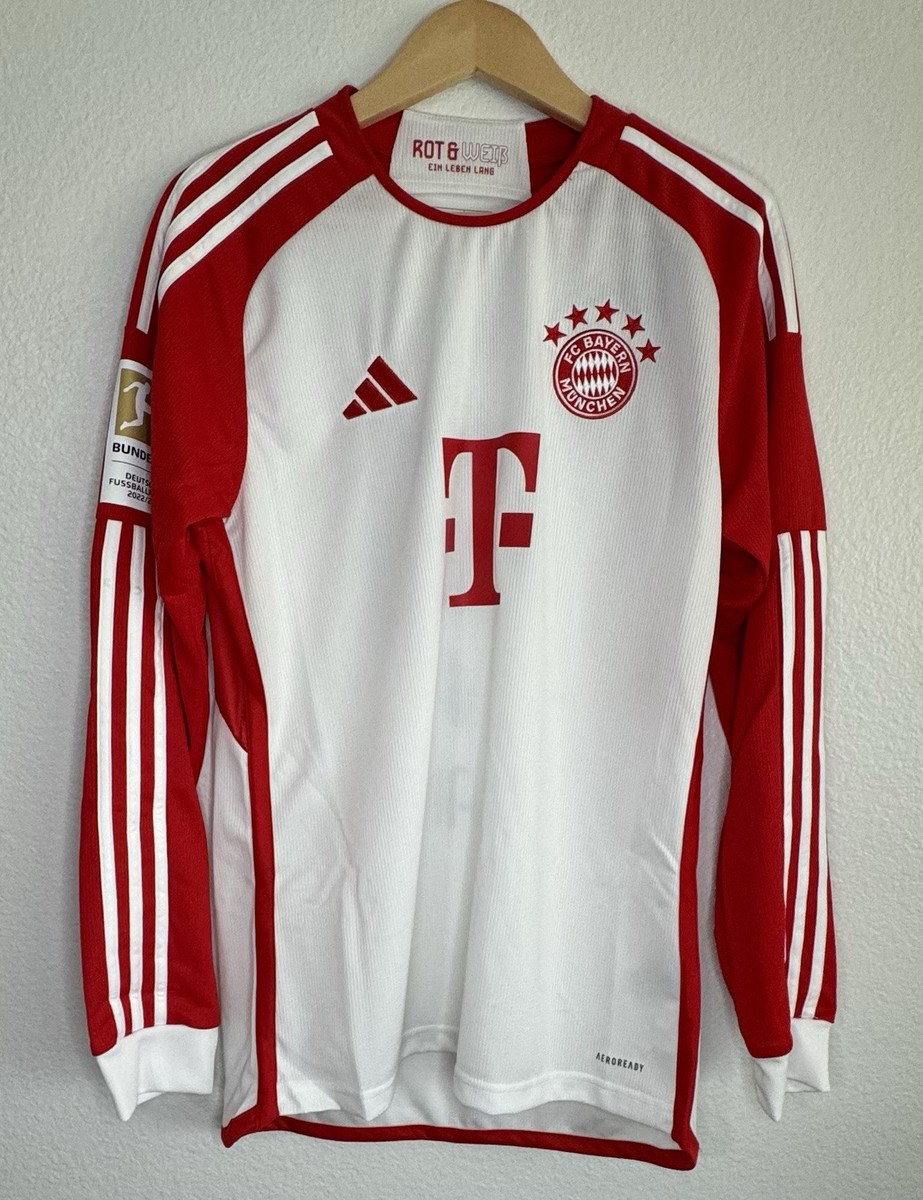 Bayern Munich 2023/2024 Home Jamal Musiala Long Sleeve Bundesliga