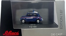 FIAT 500 Carabinieri Italien - Schuco 25863 Maßstab 1:87 selten OVP/NEW