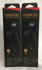 NEW sealed 2 HYPERKIN Extension Cables NES SNES Classic WII WII U Cable 6 FOOT