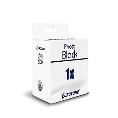 Eurotone Tintenpatrone kompatibel für Canon PGI72+PGI72PBK Schwarz