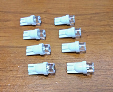 8 Super Bright Bbt 12 Volt Acdc Concave White Led T10 Light Bulbs
