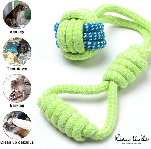 Dog Toys for Aggressive Chewers Puppy Chew Teething Rope Treats Tug Toy Packs - Picture 61 of 107