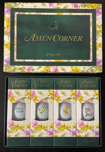 NEW!!! Masters Berkmans Place Titleist Pro V1 Amen Corner Golf Balls Full Dozen