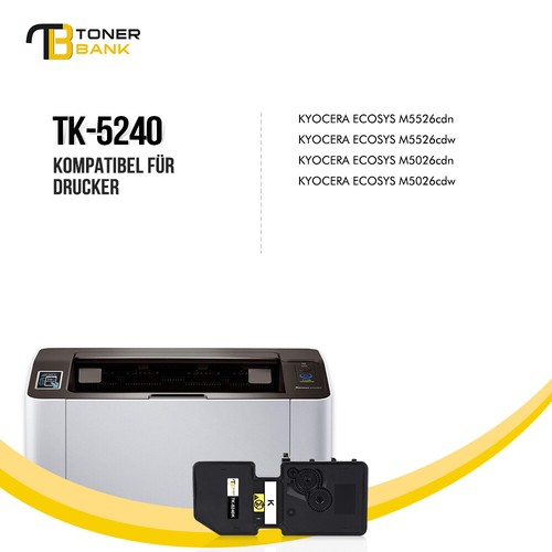 5 XXL Toner kompatibel zu Kyocera TK5240 Ecosys M5526 P5026 cdw P5026 cdn - Bild 3 von 11