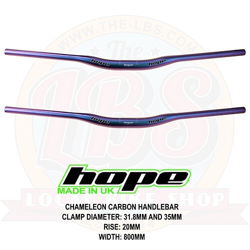 Hope Limited Chameleon Carbon Handlebar 800mm Width 20/35 Rise