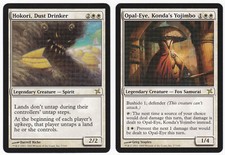 MTG NM Lot: Hokori Dust Drinker + Opal-Eye Konda's Yojimbo ~ Betrayers Kamigawa
