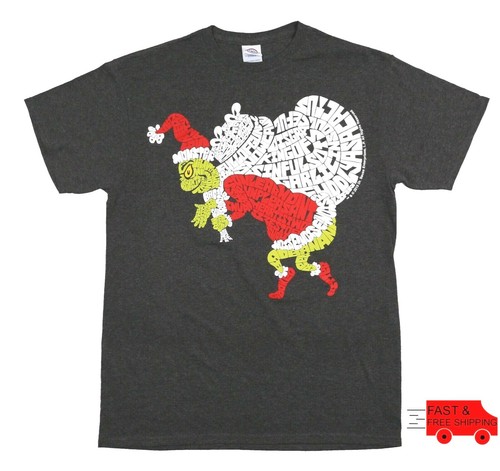 Grinch Stole Christmas T-shirt; Mens 