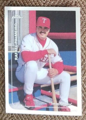 1999 Topps Chrome #315 Rafael Palmeiro Texas Rangers Baseball Card