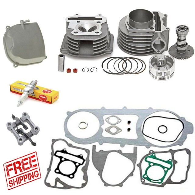 Cylinder and Head 63mm Alloy Big Bore Kit GY6 150cc Scooters Mopeds Performance eBay
