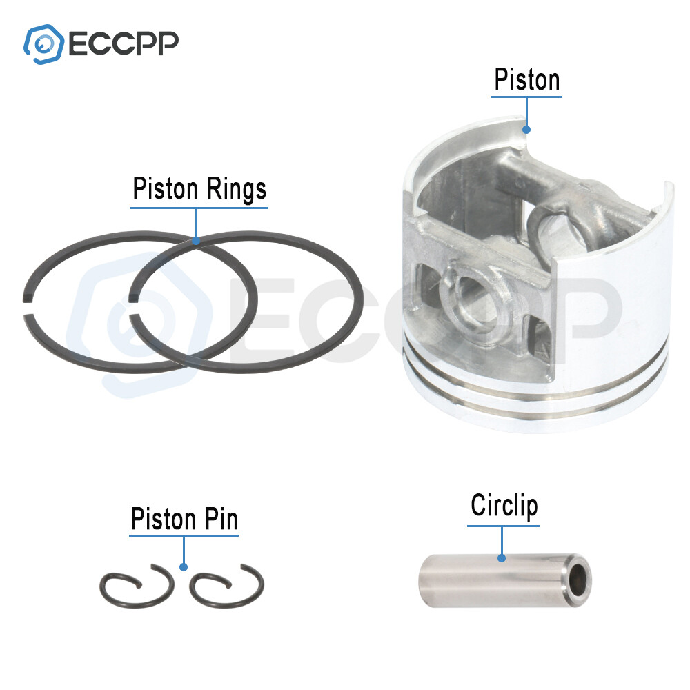 Cylindre Piston ø52mm Pour Tronçonneuse STIHL 038AV Magnum - MS380 / MS