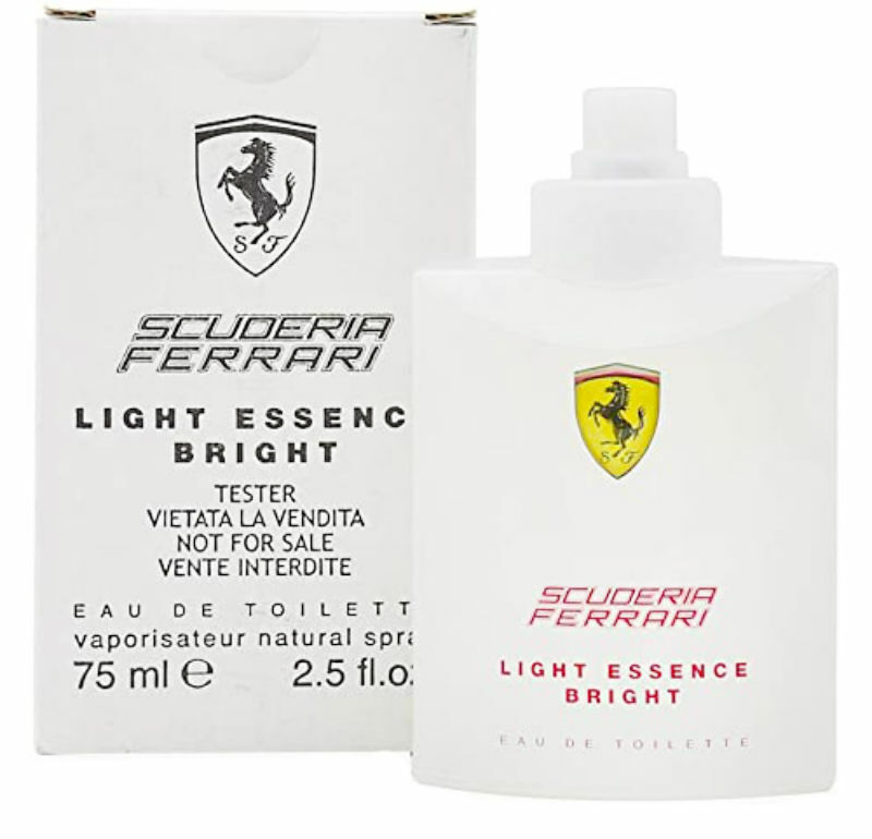 Scuderia Light Essence Bright for Men by Ferrari EDT Spray 2.5 oz - New Tester